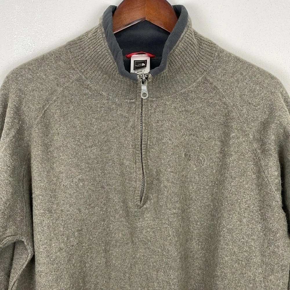 The North Face Wool Blend Sweater 1/4 Zip Pullover